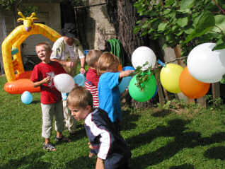 Luftballonregen